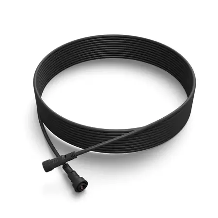 Cablu de prelungire de 10 m pentru lămpi de joasă tensiune negru Philips