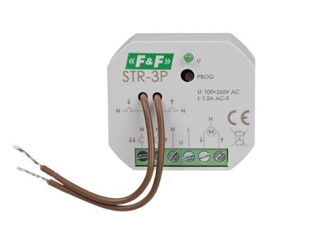 Controler jaluzele; IP20; 100÷265VAC; în cutie de instalare; STR-3P F&F